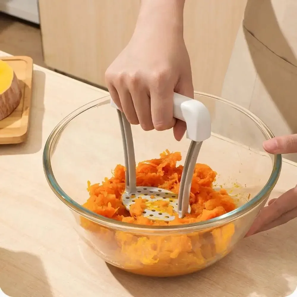 1 x tragbarer manueller Kartoffelstampfer aus Kunststoff – Kartoffelstampfer und Presse für Küche und Zuhause – multifunktionale Küchenmaschine — image 2