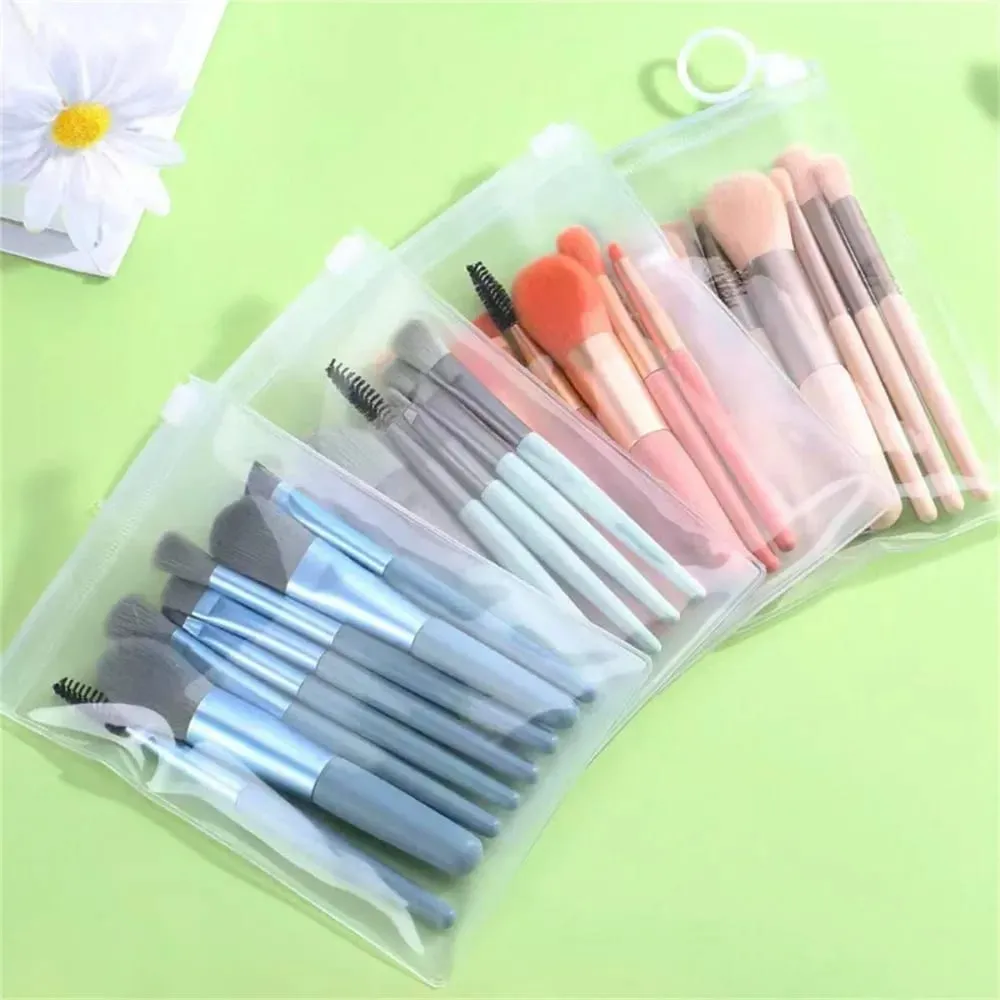 Sada jemných nadýchaných štětců na make-up pro kosmetiku Foundation Blush Powder Eyeshadow Kabuki Blending Makeup Brush Beauty Tool 8 ks/šarže — image 1