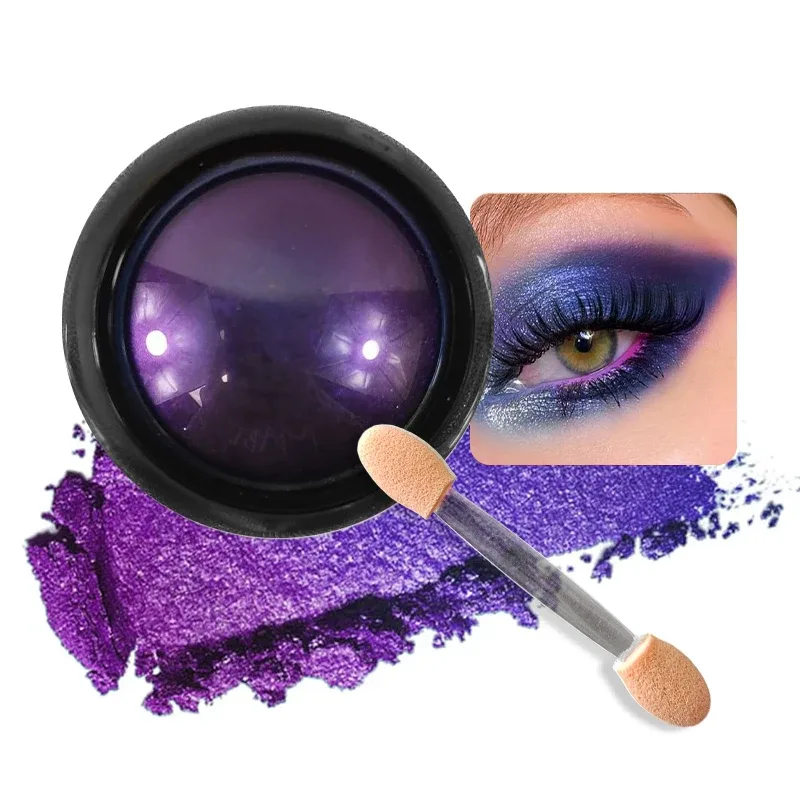 Poudre de fard à paupières caméléon multi-chrome, pigment changeant holographique multi-chrome pour le maquillage des yeux, Nail Art, Cosplay — image 10