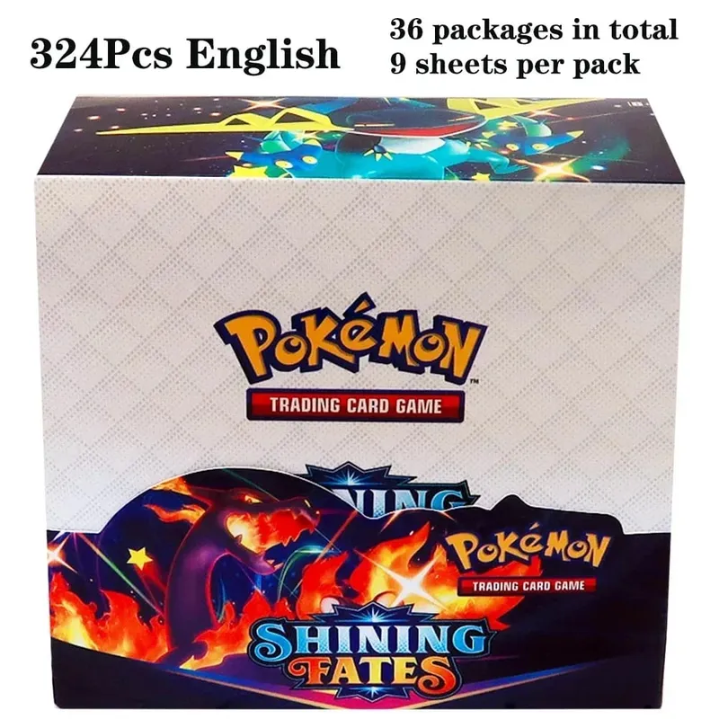 324Pcs Pokemon TCG: Sword & Shield Tempest Bonds Booster Box Trading Card Game Pokemon Card Kids Toys Board Game — image 9