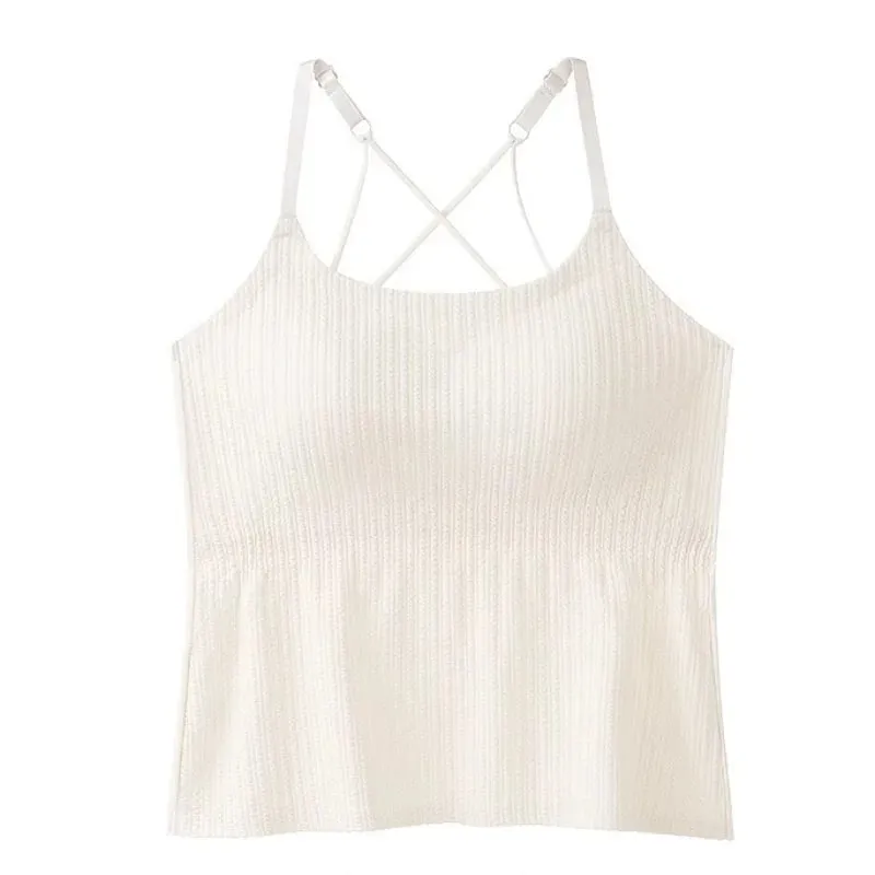 ฤดูร้อน Bra รัดตัวสีดำ Active Big ขนาด Bralette Anti Sagging Bra เสื้อกั๊กหัวข้อ Camisole & ถัง Traf เสื้อผ้าผู้หญิง top Traf Zara — image 5