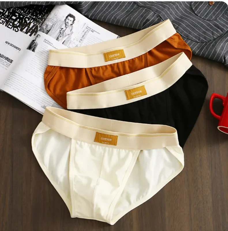 ผู้ชายชุดชั้นในผ้าฝ้ายหลวม ropa ภายใน hombre ง่ายชุดชั้นในสีทึบ calcinha PLUS ขนาดกางเกงเซ็กซี่ใหม่นักมวยและกางเกง — image 4
