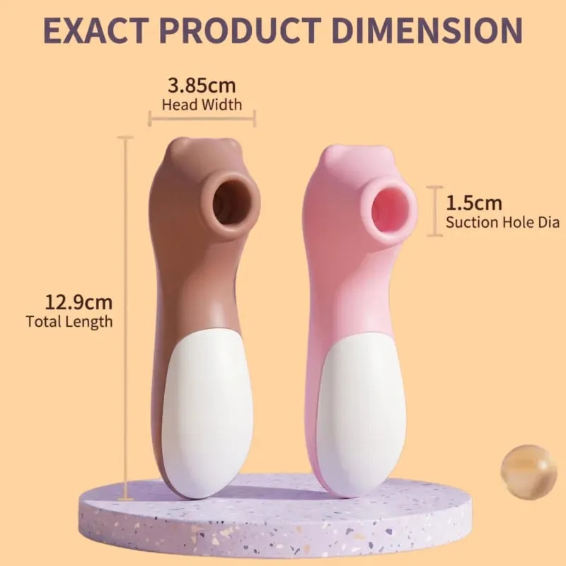 แบบพกพา Clitoral Sucking Vibrator เครื่องกระตุ้นสูญญากาศนวด 10 ความเร็วกันน้ำเพศของเล่นสำหรับผู้หญิง — image 2