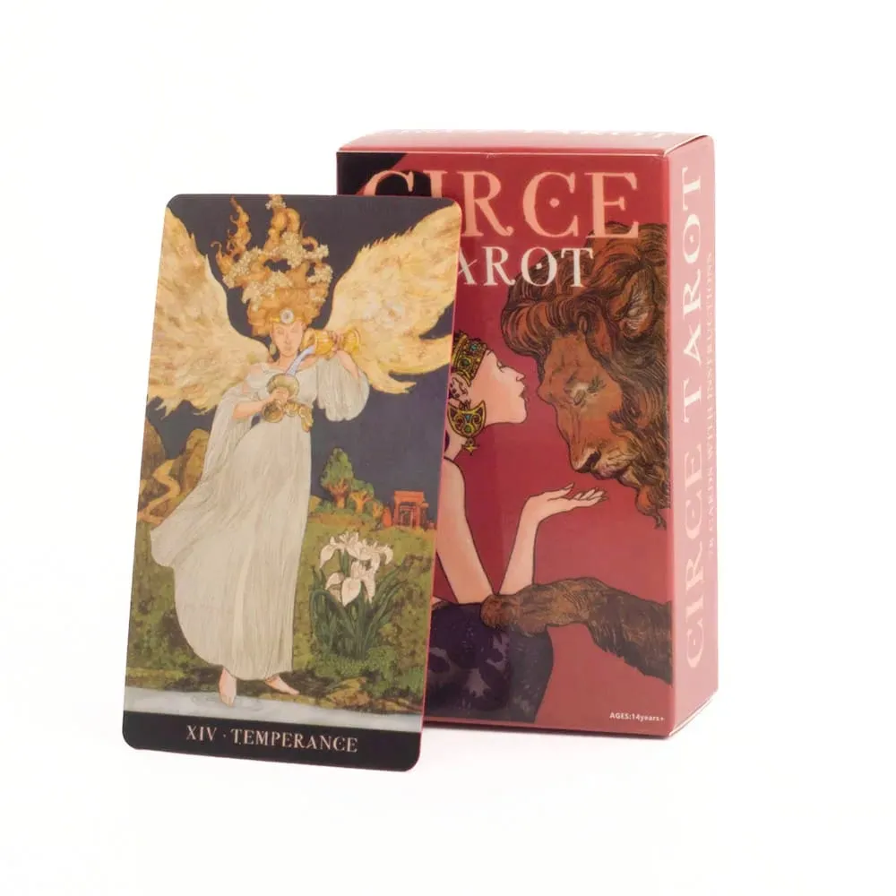 Circe Tarot, 78 Karten mit Anleitungsheft, Schicksals-Wahrsagerei, Tarotkarten, Wahrsagerei, Kartenspiele, Party-Brettspiel, 10,3 x 6 cm — image 3