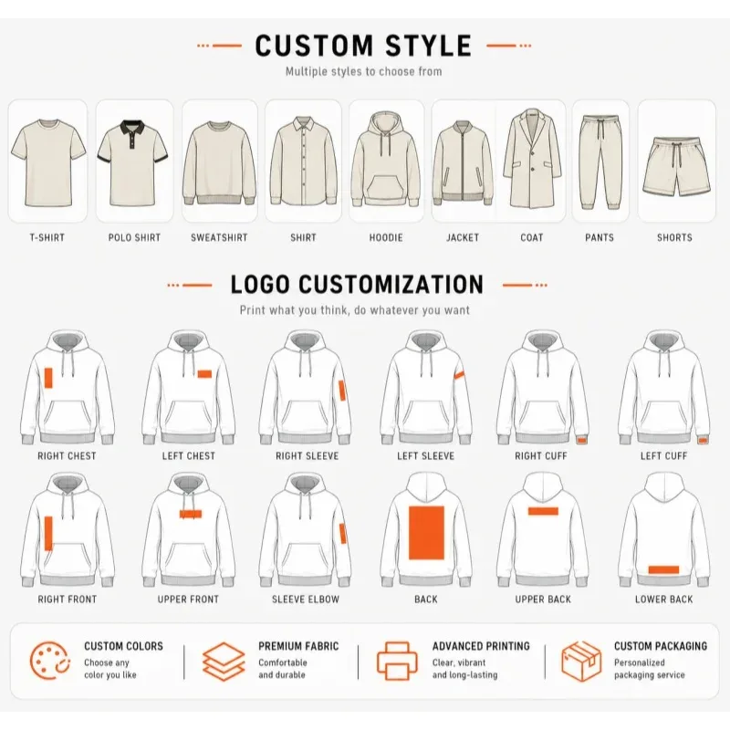 Personnalisez votre propre sweat à capuche avec logo photo brodé personnalisé pour hommes et femmes, vêtements décontractés de groupe d'entreprise — image 4