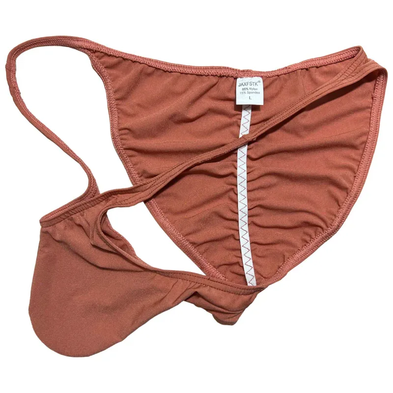 Roupa interior masculina macia micro breve mini calcinha confortável breve respirável leve masculino baixo crescimento mini triângulo corte roupa interior — image 6