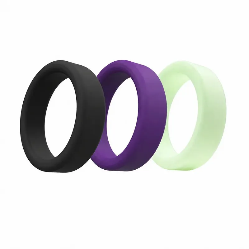 Silikone Penis Ring Cock Ring Erektion Ring Forsinkelse Ejakulation Fixed Stamina Enhancer Sexlegetøj Voksne mandlige par Langvarig — image 19