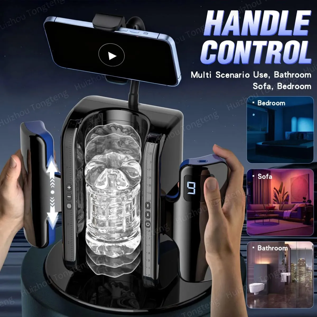 Mastusbafor automatique pour homme, manches texturées réalistes 3D, Masterburters de poche, pull en Silicone, jouet sexuel étanche — image 5