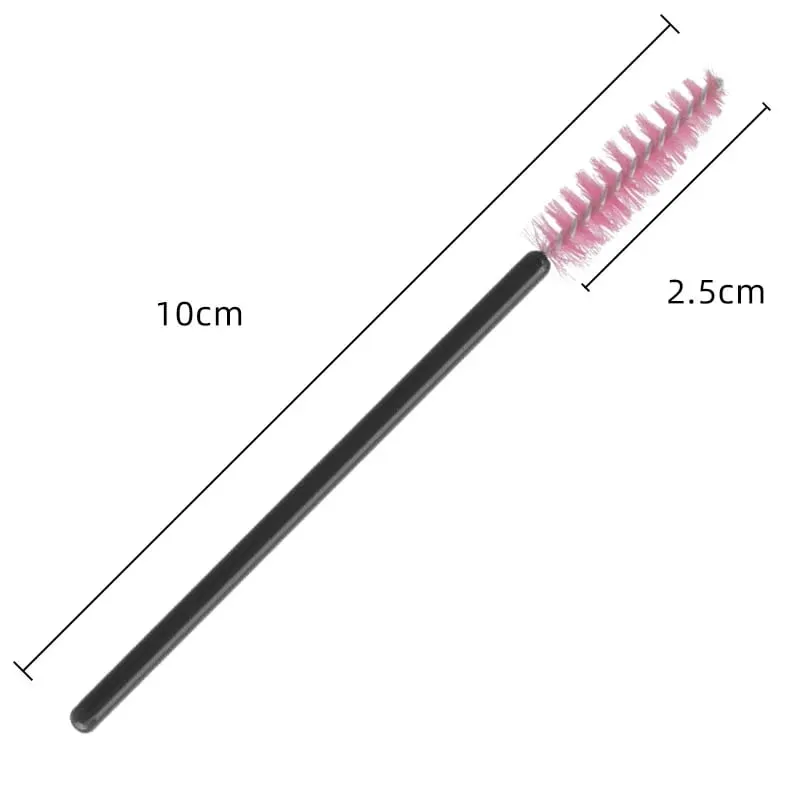 50/500pcs Disposable Eyebrow Eyelash แปรง Wands Eyelash Spoolies Applicator สำหรับ Eyelash Extension แต่งหน้าเครื่องมือขายส่ง — image 6