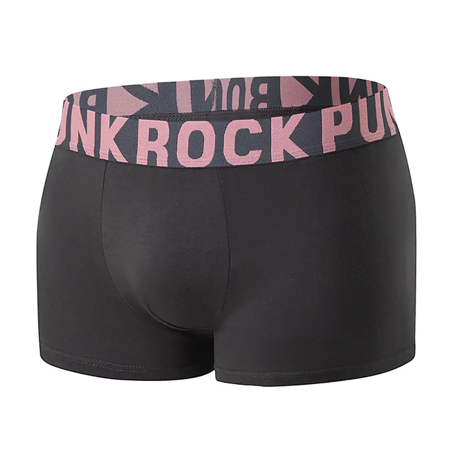 4 Piece Set Of Men's Cotton Comfortable Soft And Versatile Underwear Plus Size Casual Boxer Shorts Sports Cycling Base Shorts — image 12