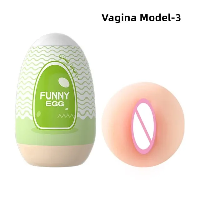 Cups Masturbator Ei Draagbare Stimulator Penis Massager Zacht Rubber Volwassen Speeltjes voor Mannen Realistische Vagina Pocket Kut — image 10