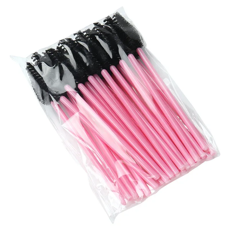 50 st Ögonfransar Ögonbrynsborste Vattendroppsform Nylon Material Fransar Makeup Borstar Ögonfransförlängning Skönhetsverktyg Mascara Wand — image 9