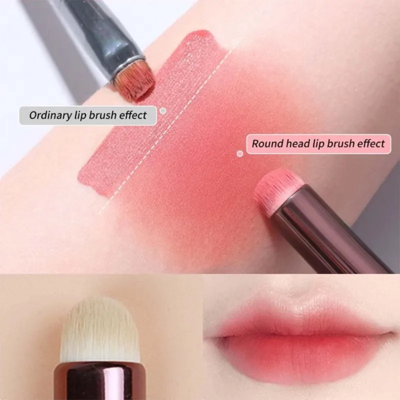 3pcs Berus Bibir Calit dan Berus Campuran Profesional untuk Alat Solekan Aplikasi Gincu dan Lip Gloss — image 6