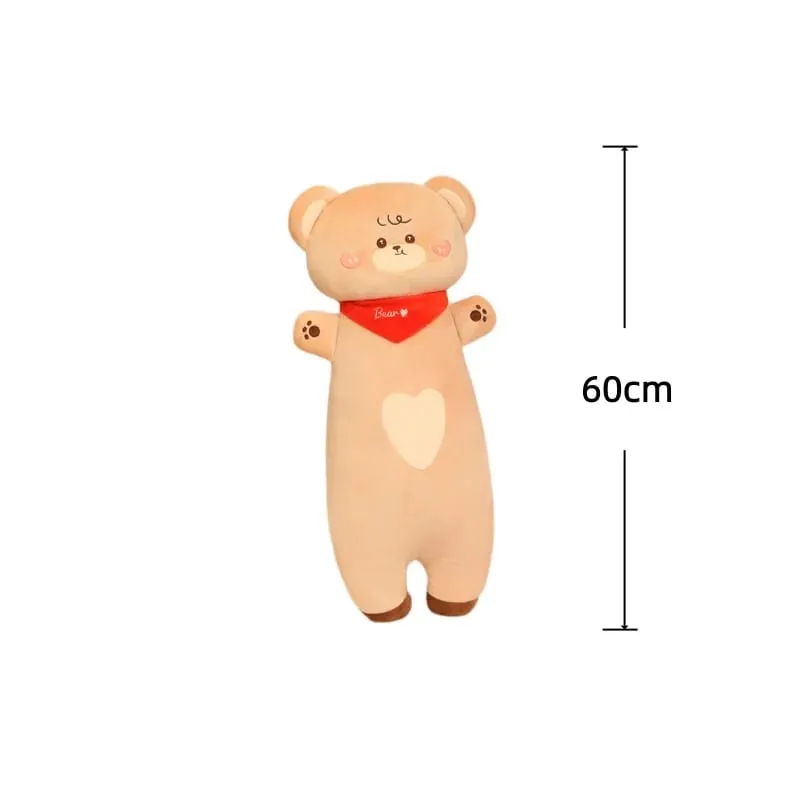 Aninimal หมอน Plush 60/80 ซม.กระต่ายหมูตุ๊กตาหมีตุ๊กตาหมีตุ๊กตาหมอน Kawaii ของเล่นตกแต่งบ้านมาพร้อมกับ Sleep ของเล่นวันเกิด Surprise ของขวัญ — image 9