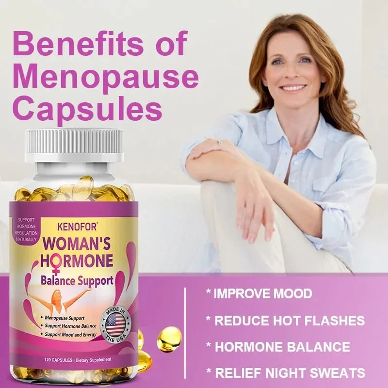 Menopause Support Supplement for Women - Relieves Fatigue Bloating Hot Flashes Mood Swings - Supports PMS PMDD PCOS — image 4