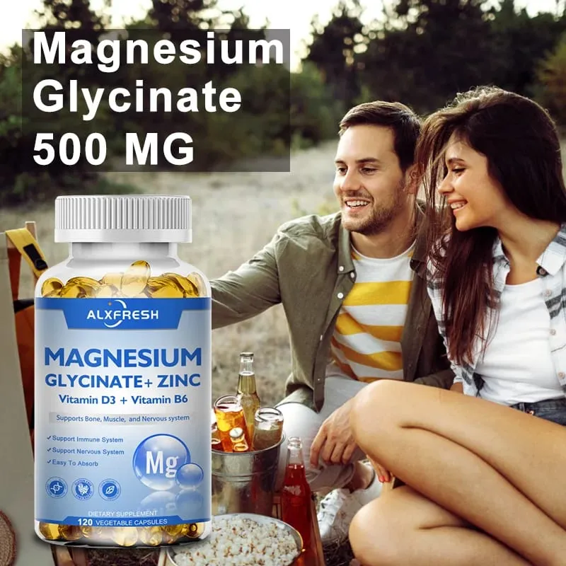 Magnesium Capsules Support Energy Metabolism Heart Rhythm Relax Muscles Stabilize Mood Improve Sleep Quality Relieve anxiety — image 2