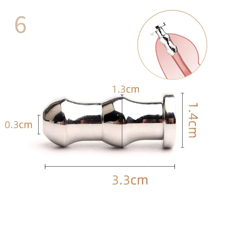 Maschio In Acciaio Inox Uretrale Plug Uretrale Dil Sounding Penis Plug Uretra Stimolare Dilatatore Masturbazione Asta Giocattoli Del Sesso Per Gli Uomini — image 19