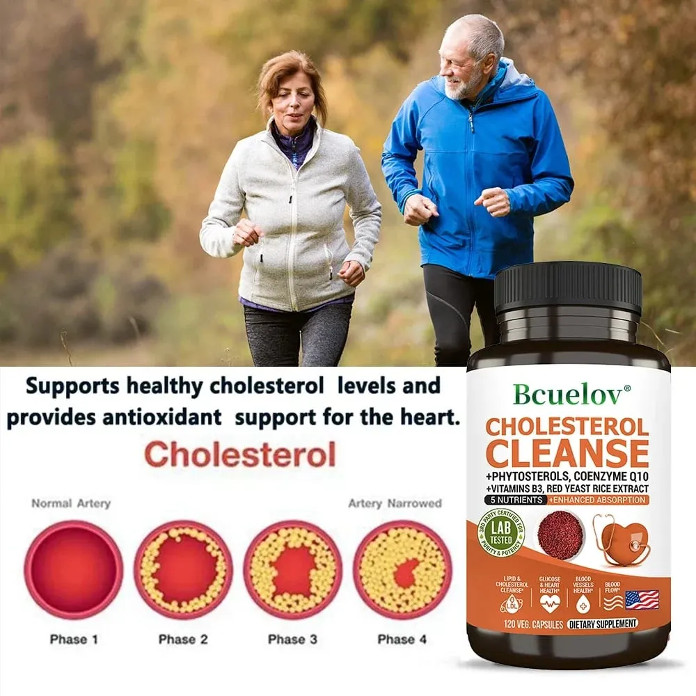 Cholesterol Cleanse Supplement - Helps Lower Cholesterol Levels and Promotes Healthy Cardiovascular and Arterial Circulation — image 3