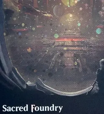 LK61 Galaxy Foil Eldrazi Temple Gemstone Caverns Godless Shrine Galaxy Foil Thẻ proxy TCG chất lượng cao (Lõi đen) — image 24