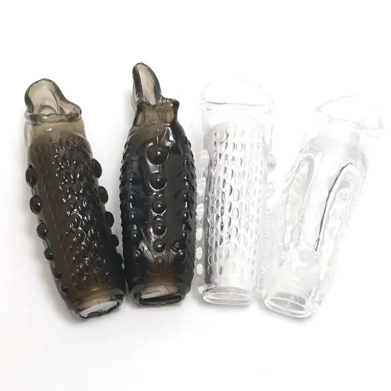 Reusable อวัยวะเพศชายขยาย Cock แหวน DELAY Ejaculation อวัยวะเพศชายถุงยางอนามัย Dick แขนซิลิโคน Glans ฝาครอบขยายเพศของเล่นสำหรับผู้ชาย — image 1