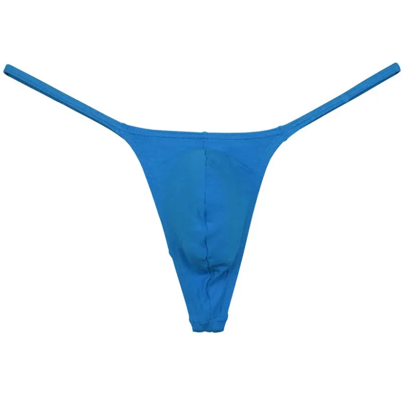 Männer Modal String Tanga Unterwäsche Männlich Minimale Abdeckung Hipster T-back Jock Strap — image 11