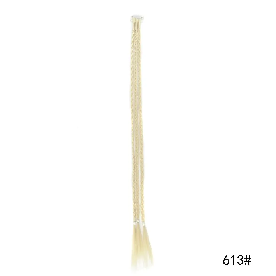 헤어 익스텐션의 합성 브레이드 클립 여성용 긴 포니테일 헤어피스 어린이 소녀 데일리 파티 코스프레 — image 7