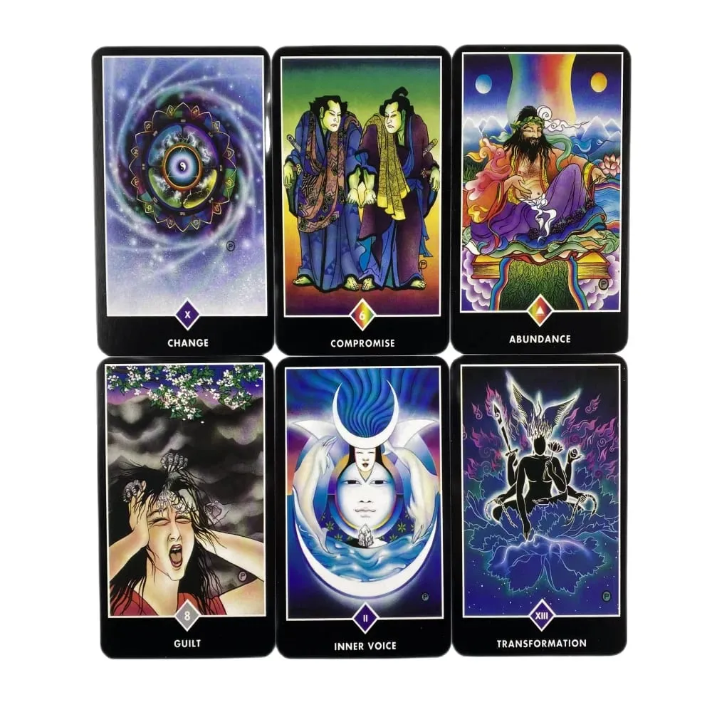 Osho Zen Tarot Cards PDF Guidebog Engelsk Version Oracle Deck Board Game For Party Divination Entertai — image 2