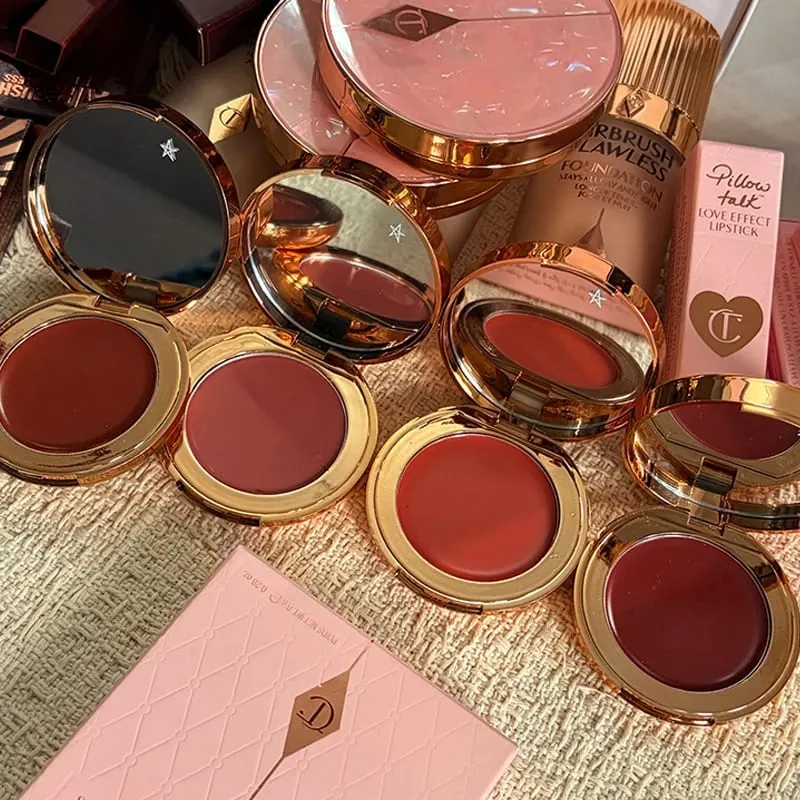 Charlotte CT Lip & Cheek Blush Balm Blush Stick Matte Concealer Liquid Easy To Blend for Even Natural Finish Tilbury Makeup Sets — image 3