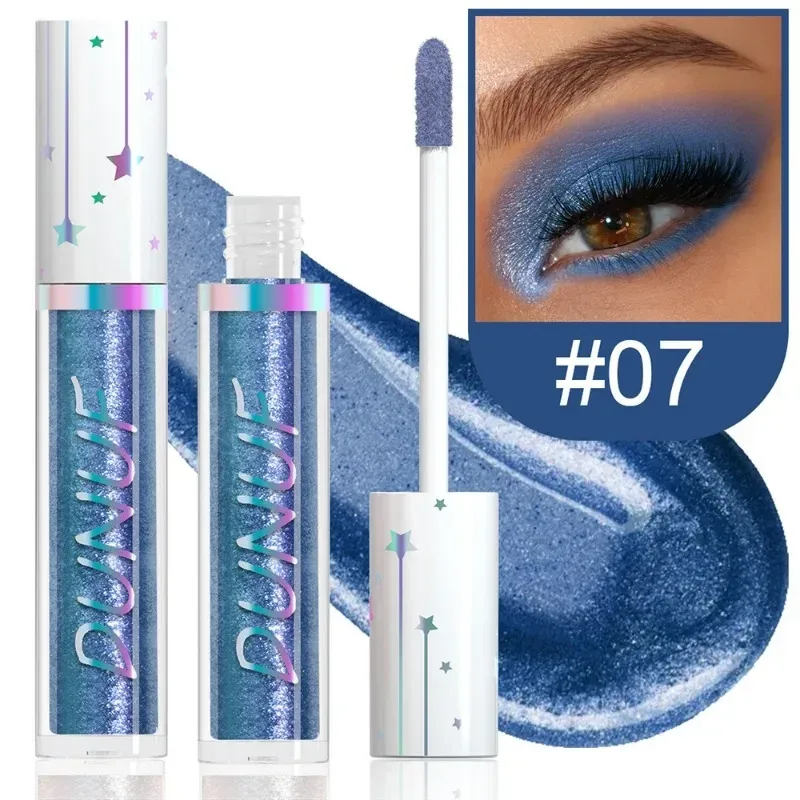 24 Farben Lidschatten-Stick, flüssiger Eyeliner, metallische Farbe, grün, Perlglanz, Glitzer, Lidschatten, wasserfest, Hochglanz-Make-up-Pigment — image 24