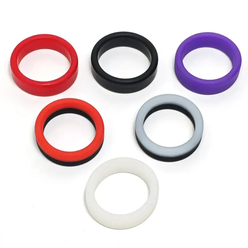 1/3 Pcs Männer Penis Ring Silikon Cock Ringe Männlichen Schloss Ejakulation Hodensack Ball Stretcher Anillo Hombre Cockring Sex Spielzeug Für männer — image 1