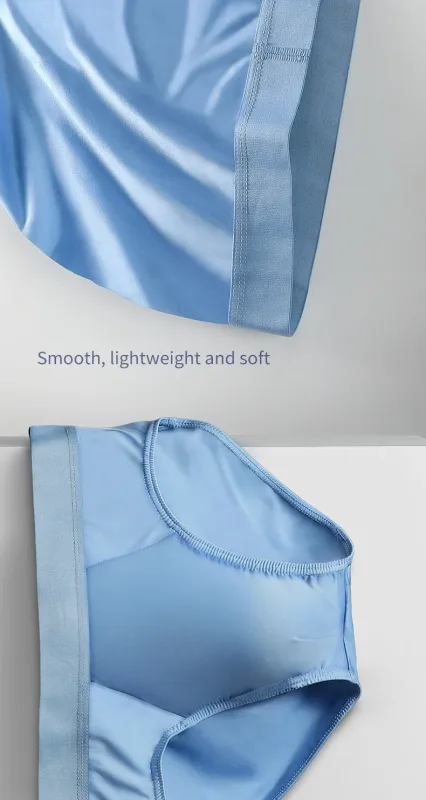 3 STÜCK Herren Ice - Seidenunterwäsche Dünn - Style für den Sommer, mit U - konvexem Slip. Atmungsaktive, einfarbige Shorts — image 17