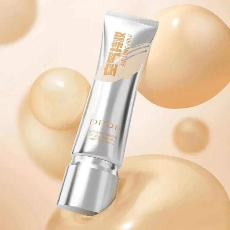 DPDP – fond de teint liquide longue tenue 30ml + F4, ensemble de pinceaux de maquillage à double extrémité, Base de couverture longue durée, applicateur cosmétique — image 4