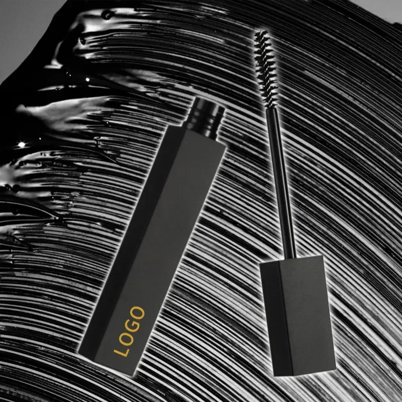 Individuelles Logo 8g Mascara Private Label Silikonbürste Reinschwarze Wimpern Wischfreies, wasserfestes Augen-Make-up Großhandel Vegan — image 5