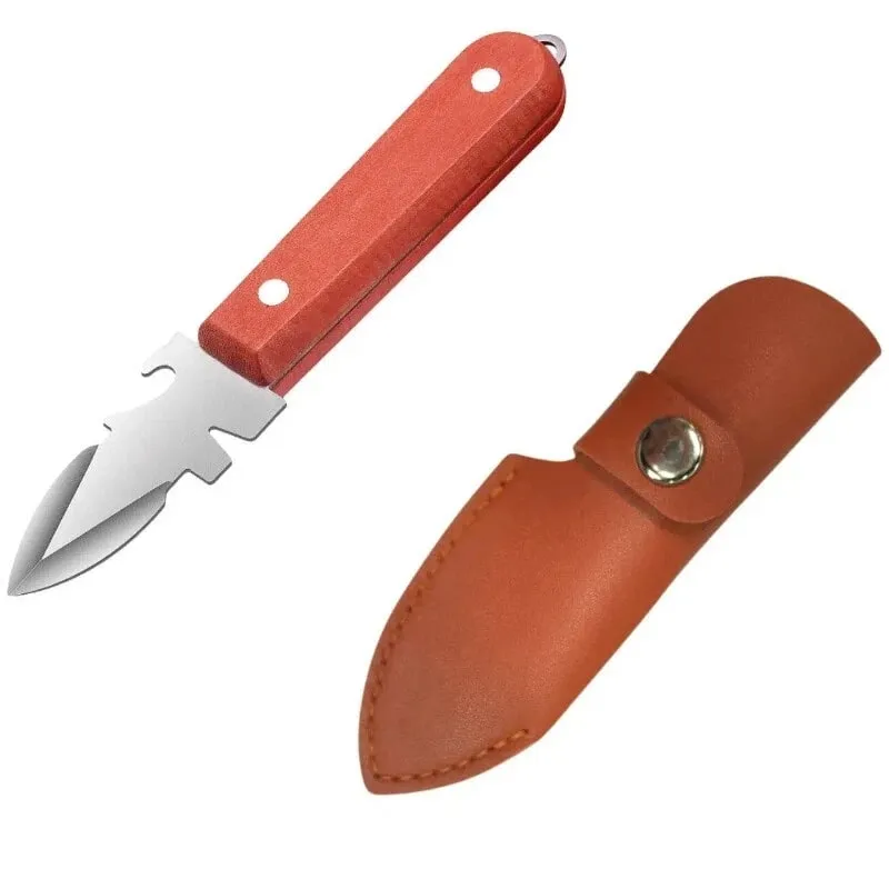 Osztriga kés Éles élű Shucker Shell tenger gyümölcsei nyitó szerszám rozsdamentes acél kagylónyitó osztriga kagyló varangy rák héjához