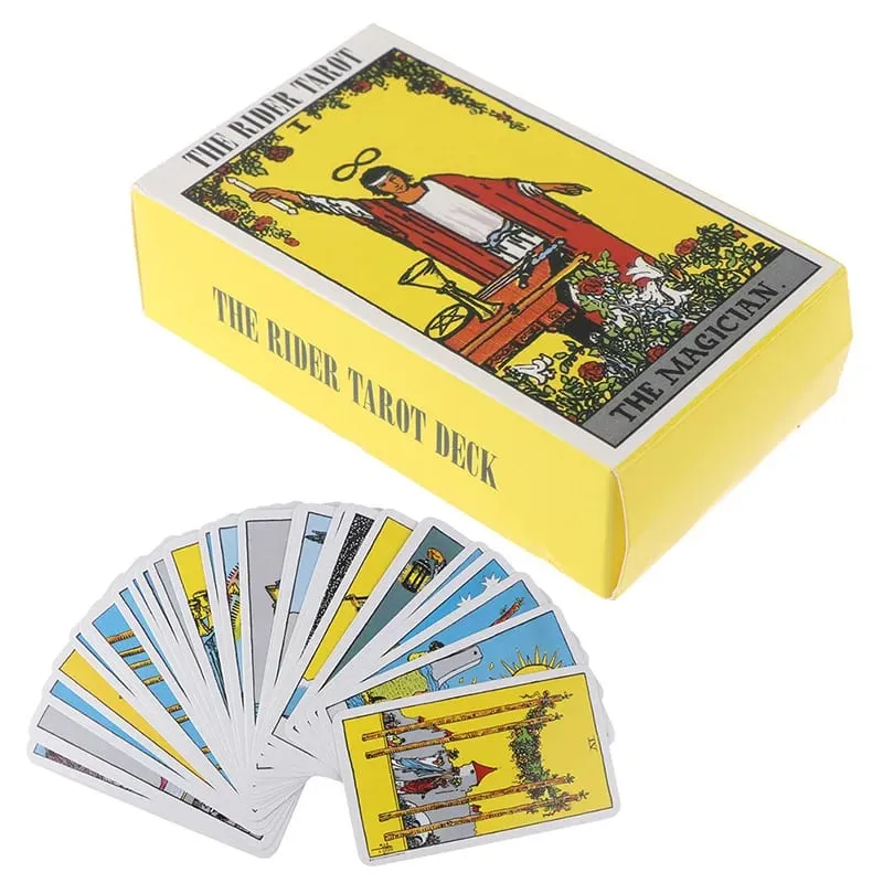 Tarot Cards Rider Waite Tarot Board Game Divination Cards Oracle Russian Spanish English Version for Beginners Party Game Toy — image 8