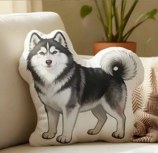 Cuscino per cani con simulazione stampata in 3D, divertente cuscino a forma di animale domestico, soggiorno, camera da letto, decorazione morbida, regalo di festa personalizzato — image 30