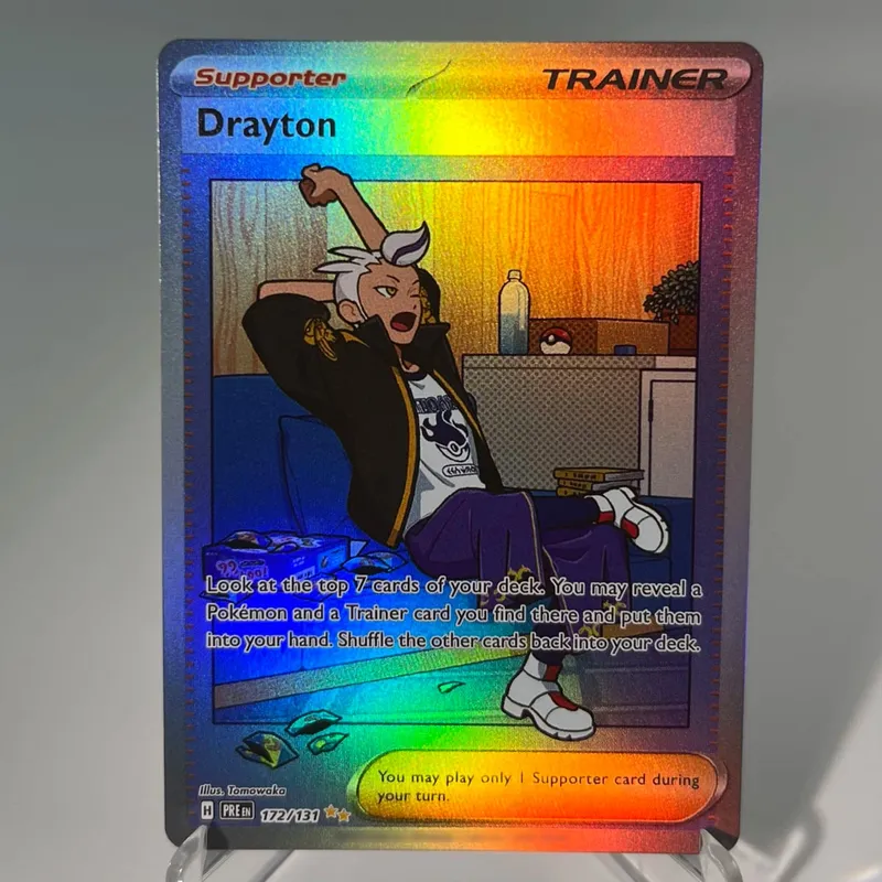 Kad PKM Prismatic Evolutions PTCG5-A GX Rainbow Umbreon Sylveon Leafeon ex Rare Collection Battle Toys Hadiah untuk Hobi — image 35