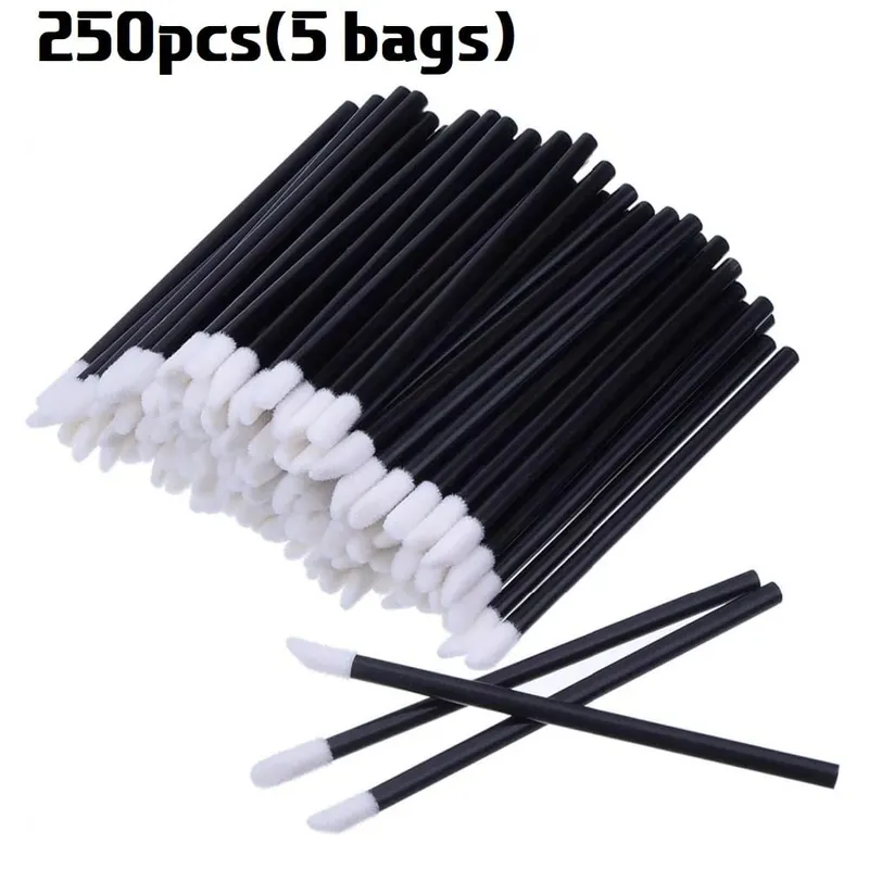BULK 50/500/2000PCS แปรงทาปาก Professional Applicators ขายส่งลิปสติก Wands ผู้หญิง Lip GLOSS แปรง Make up TOOL อุปกรณ์เสริม — image 8