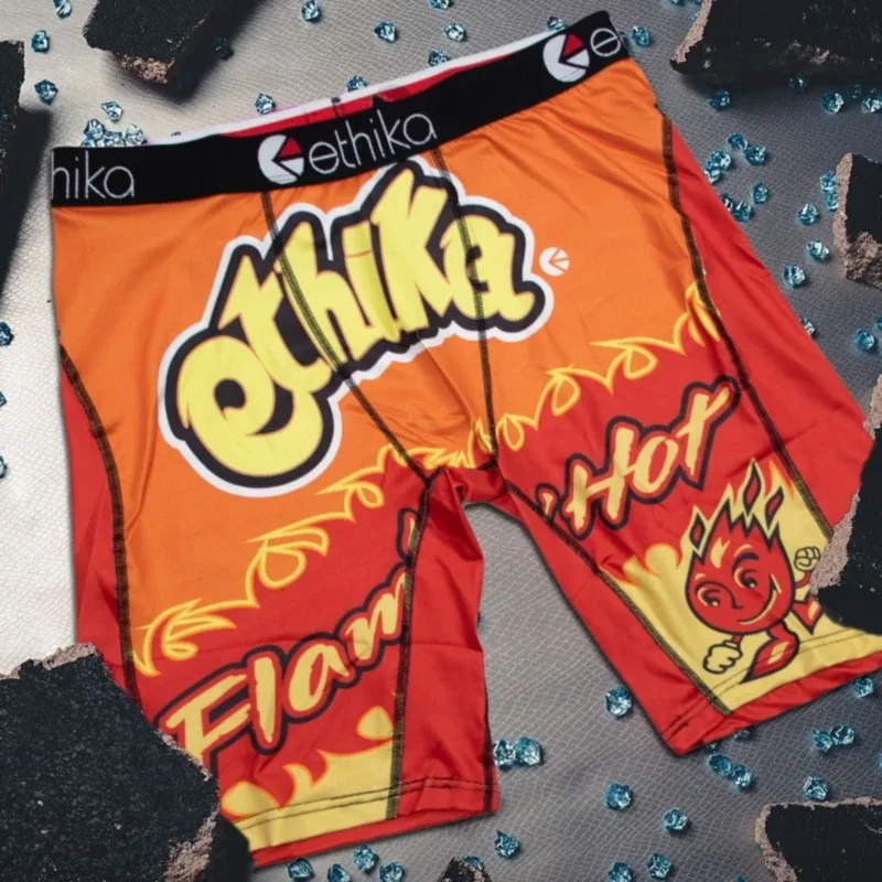 1 Stücke Männer Unterwäsche Boxer Atmungsaktive Mesh Schritt Mann Unterhose Plus Größe Herren Höschen L-3XL Gedruckt männer Boxer Briefs 3256809864931744