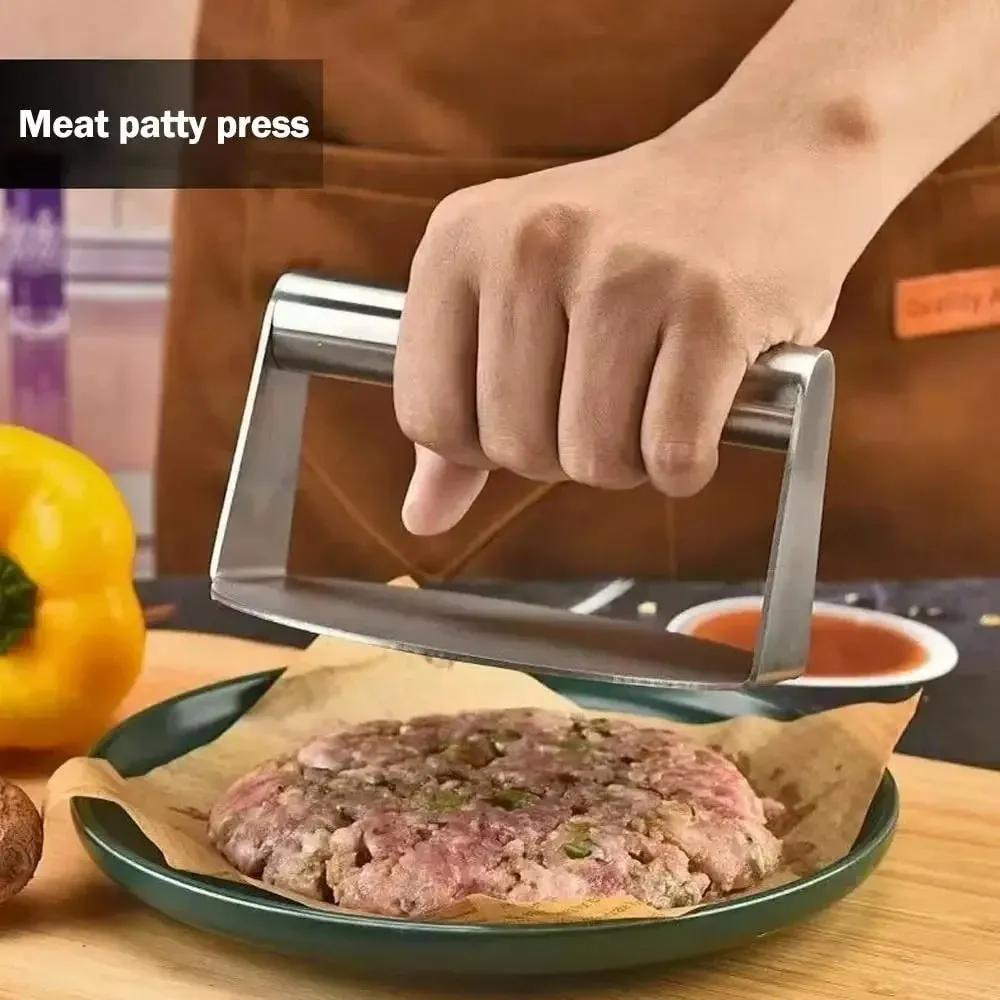 1pc Stainless Steel Hamburg Meat Press Hamburger Press Kitchen Gadgets Meat Pie Make Kitchen Accessories Cooking Accessories — image 4