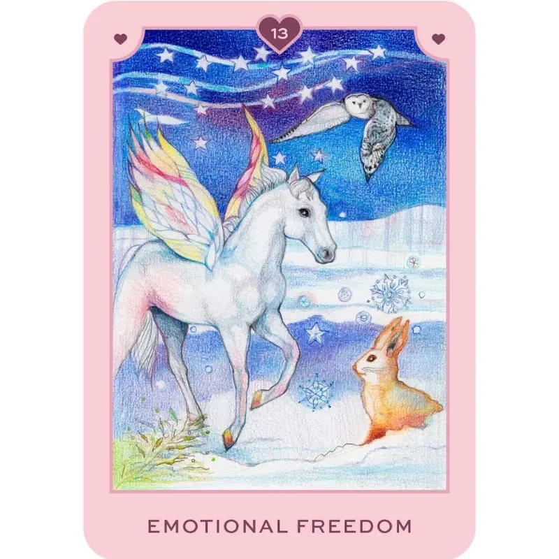 36 pièces Oracle du véritable amour 10,4 x 7,3 cm.