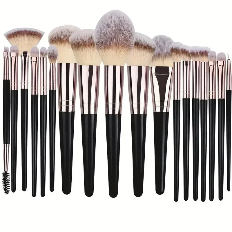 Professional 3/20PCS Makeup Brushes Set Soft Fluffy Eyeshadow Foundation Concealer Blending Blush Brush Kabuki Women Beauty Tool — image 11