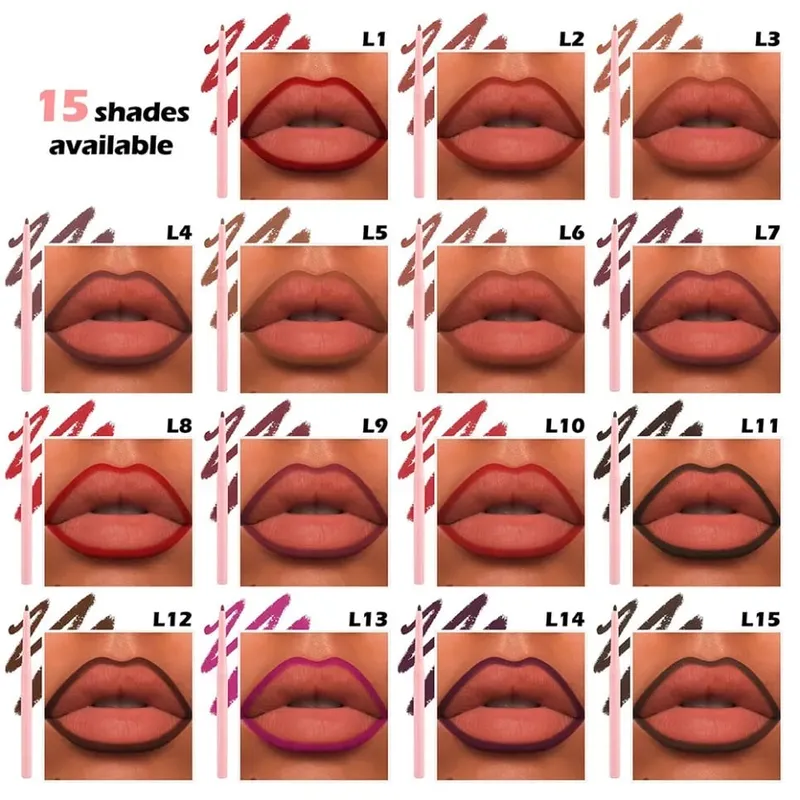 4pcs/kit Vegan Makeup Lip Gloss Matte Lipstick Lip Liner Lip Mask Set Private Label Custom Logo Wholesale — image 6