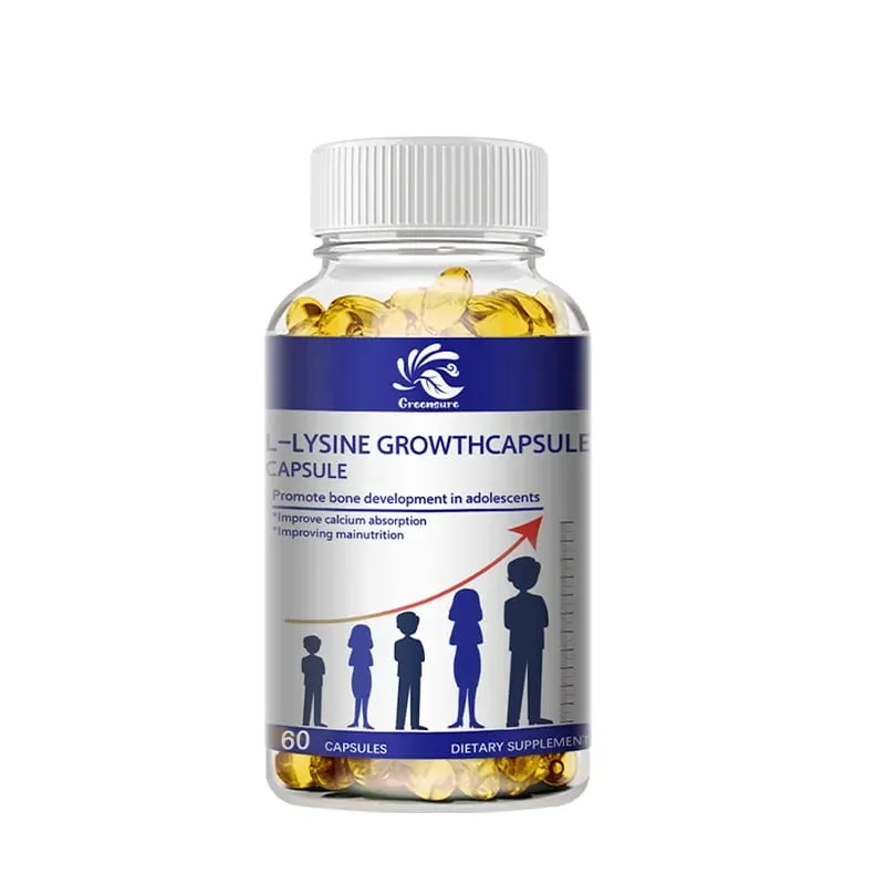 แคปซูลสนับสนุนฮอร์โมนการเจริญเติบโต - พร้อม L-Arginine และ GABA เพื่อการพัฒนาสุขภาพ
