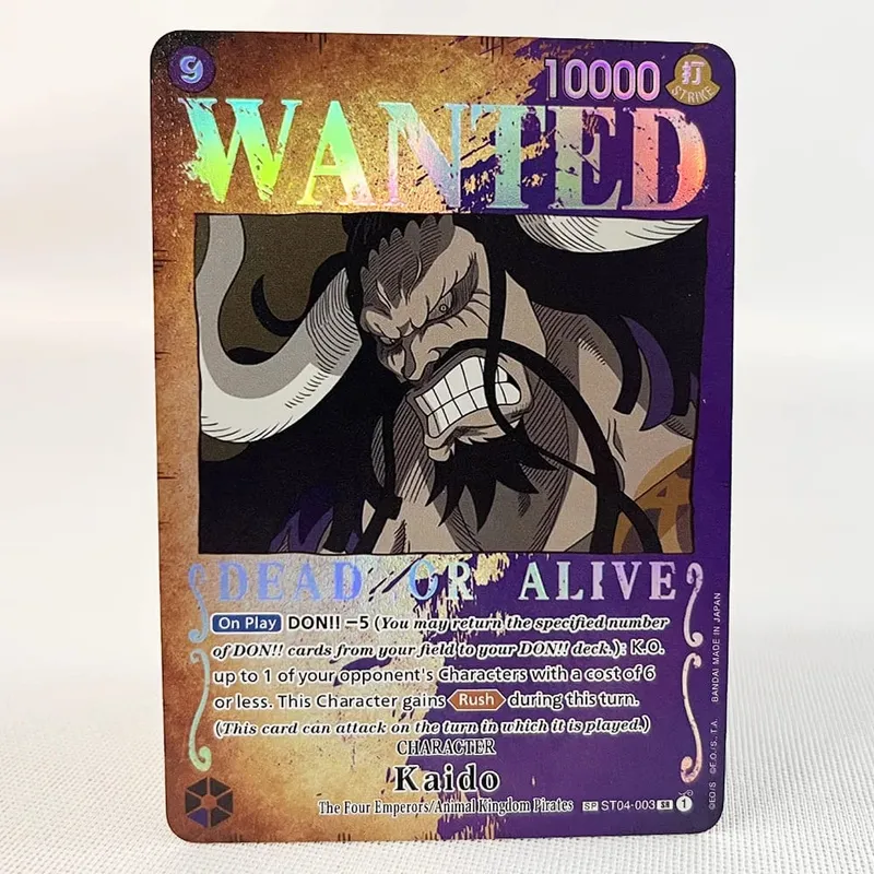 ONE PIECE Retro Wanted styl plakatu Proxy gra karciana Luffy Buggy Shanks Ace Anime OPCG/PTCG karta/kolekcja karta kolekcjonerska — image 16