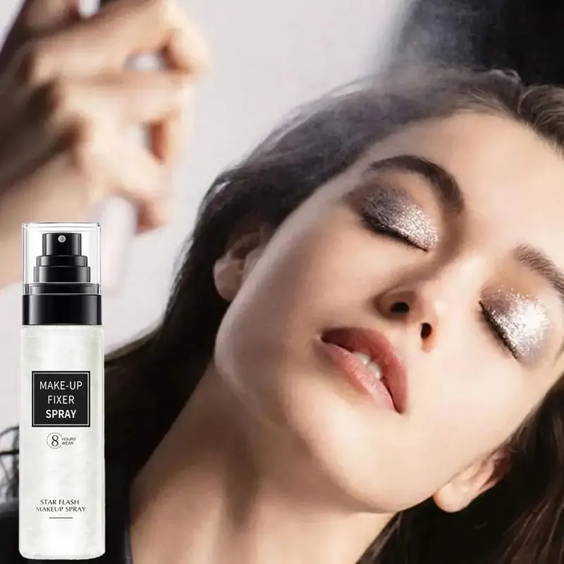 Profesjonalny spray utrwalający makijaż Szybkoschnąca mgiełka wykończeniowa do podkładu do twarzy Długotrwały utrwalacz w sprayu zapobiegający opadaniu Beauty Makeup — image 5