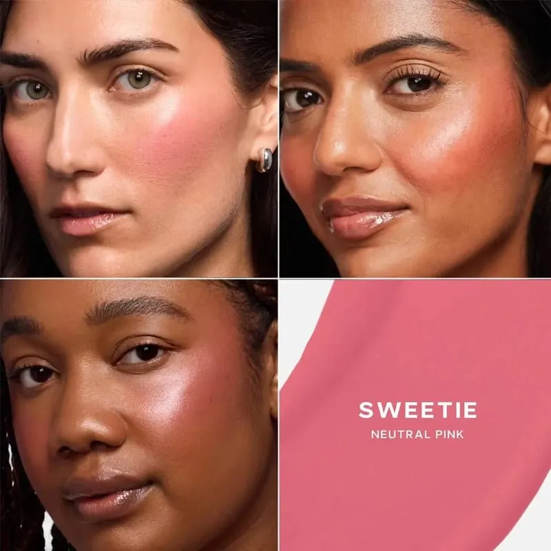 Saie Hydrating Blendable Dewy Liquid Blush CHILLY Opbyggelig lysende multibrug kind Lip Tint Blush til alle følsomme hudtoner — image 5