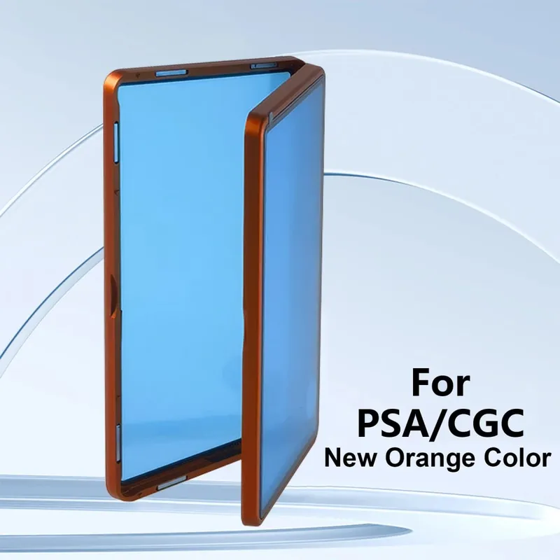 อลูมิเนียมเกรดการ์ด Protector สำหรับ PSA/CGC Slab UV & Scratch Resistance Trading Card ผู้ถือจอแสดงผลแม่เหล็กกล่อง — image 32