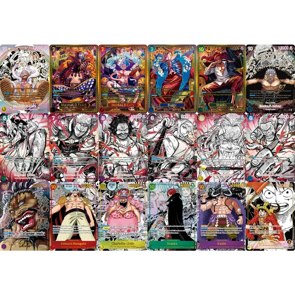 Bộ sưu tập Thẻ Monkey D. Luffy EB04-061 OPCG EN Tỏa Sáng Sáng Tạo Hiếm Hình Ba Chiều Nổi Họa Tiết Giấy Bạc Thẻ