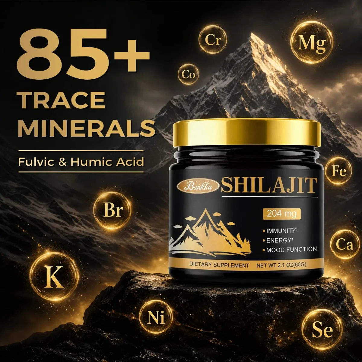 100% Pure Natural Original Shilajit Resin Himalaya Support Hormone Balance for Men & Women Support Immunity Heart & Skin Health — image 2